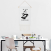 jack skellington I’m Your Nightmare Linen Tapestry with Tassel Cotton Linen Wall Hanging - Image 3