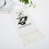 jack skellington I’m Your Nightmare Linen Tapestry with Tassel Cotton Linen Wall Hanging - Image 2