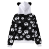 Jack Skellington Unisex Adult Cat-eared Hoody Long sleeve Hoodie Sweatshirt - Image 2