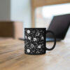Jack Skellington Face Black Mug 11oz - Image 6