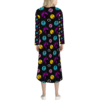 Nightmare Before Christmas Casual Front Open Dress Smock Long Sleeves Dress Smock - Image 6