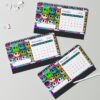 Jack Skellington Colors Face Calendar 2023 Nightmare Before Christmas - Image 9
