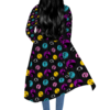 Nightmare Before Christmas Casual Front Open Dress Smock Long Sleeves Dress Smock - Image 4