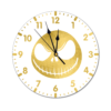 Jack Skellington Gold Face Wall Clock