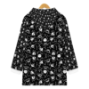 Jack Skellington Ladies Long Plush Thicker Hoody Zipper hoodie jacket [250g Flannel] - Image 2