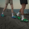 Halloween And Christmas Shoes Ins Luminous Shark Slippers Couple Men Women House Shoes Non-slip Bathroom Slippers Home - Image 7