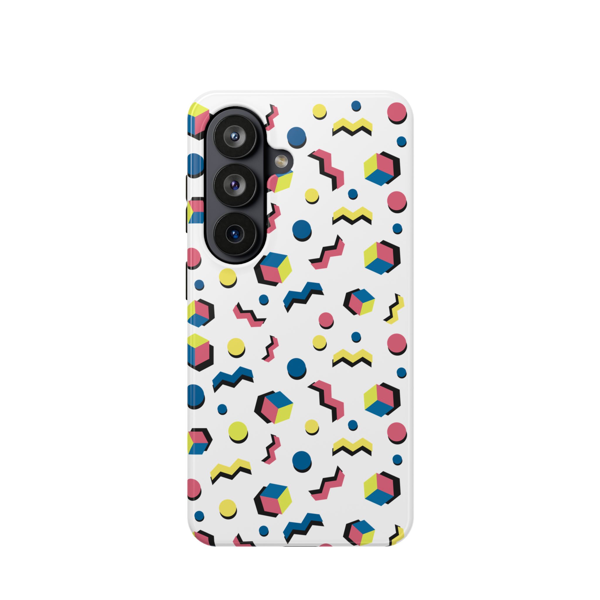 Retro Geometric Magnetic Phone Case — Impact-Resistant, 80s Memphis Pattern - Image 10