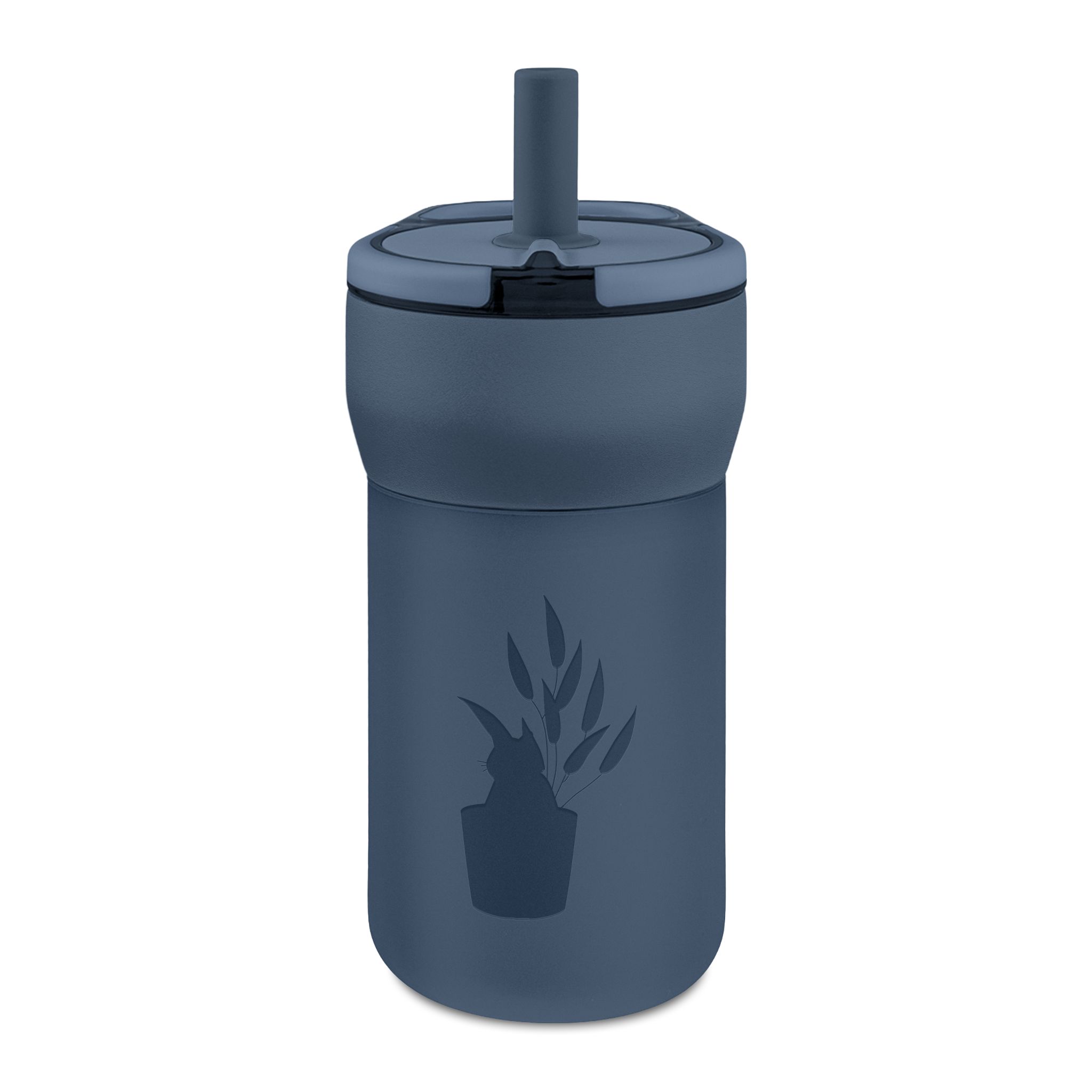 12oz Engraved Kids Leakproof Straw Tumbler – Cute Plant Design, BPA-Free Travel Cup for School & Gifts - Image 7