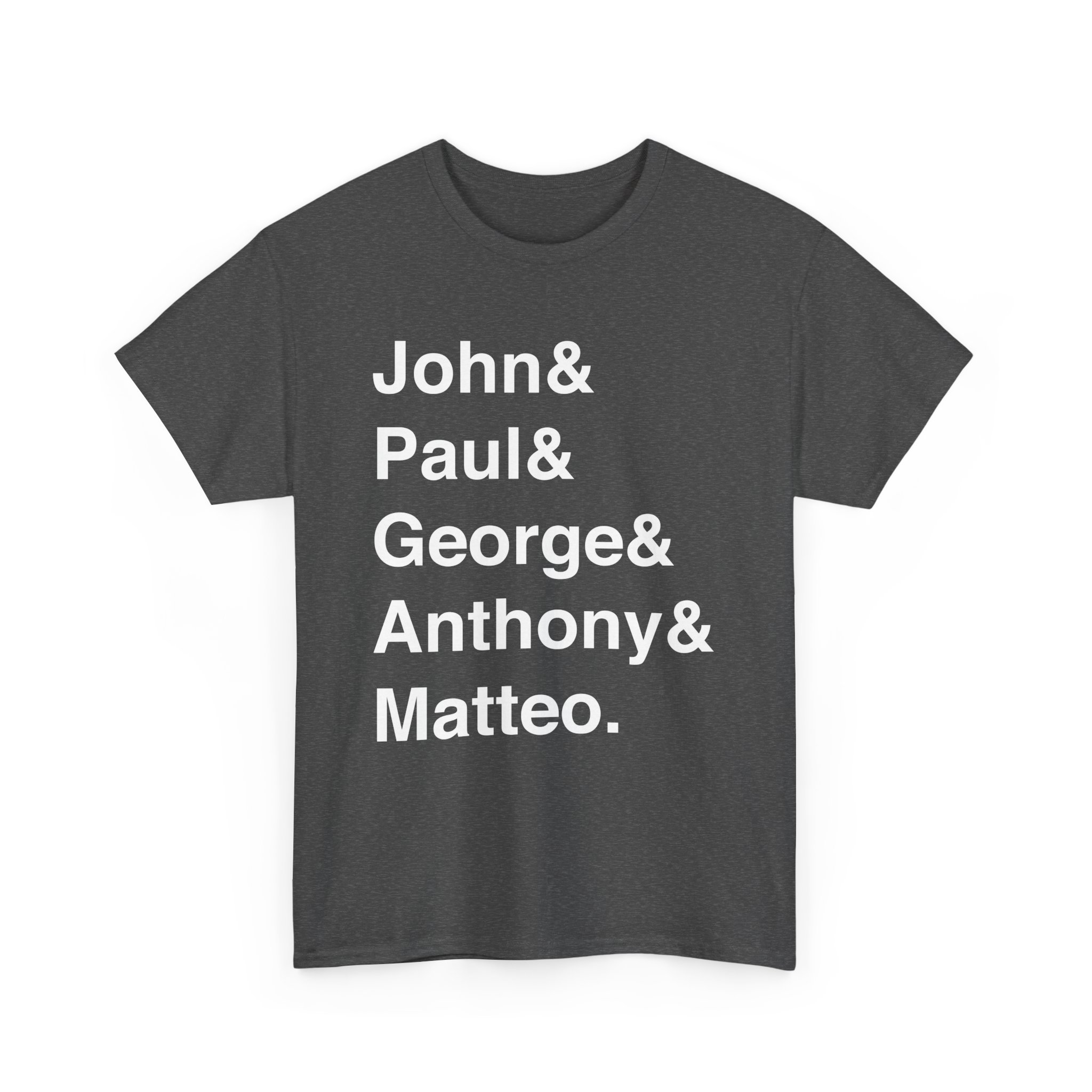Custom Name List Shirt, Helvetica Font Name List - Image 11
