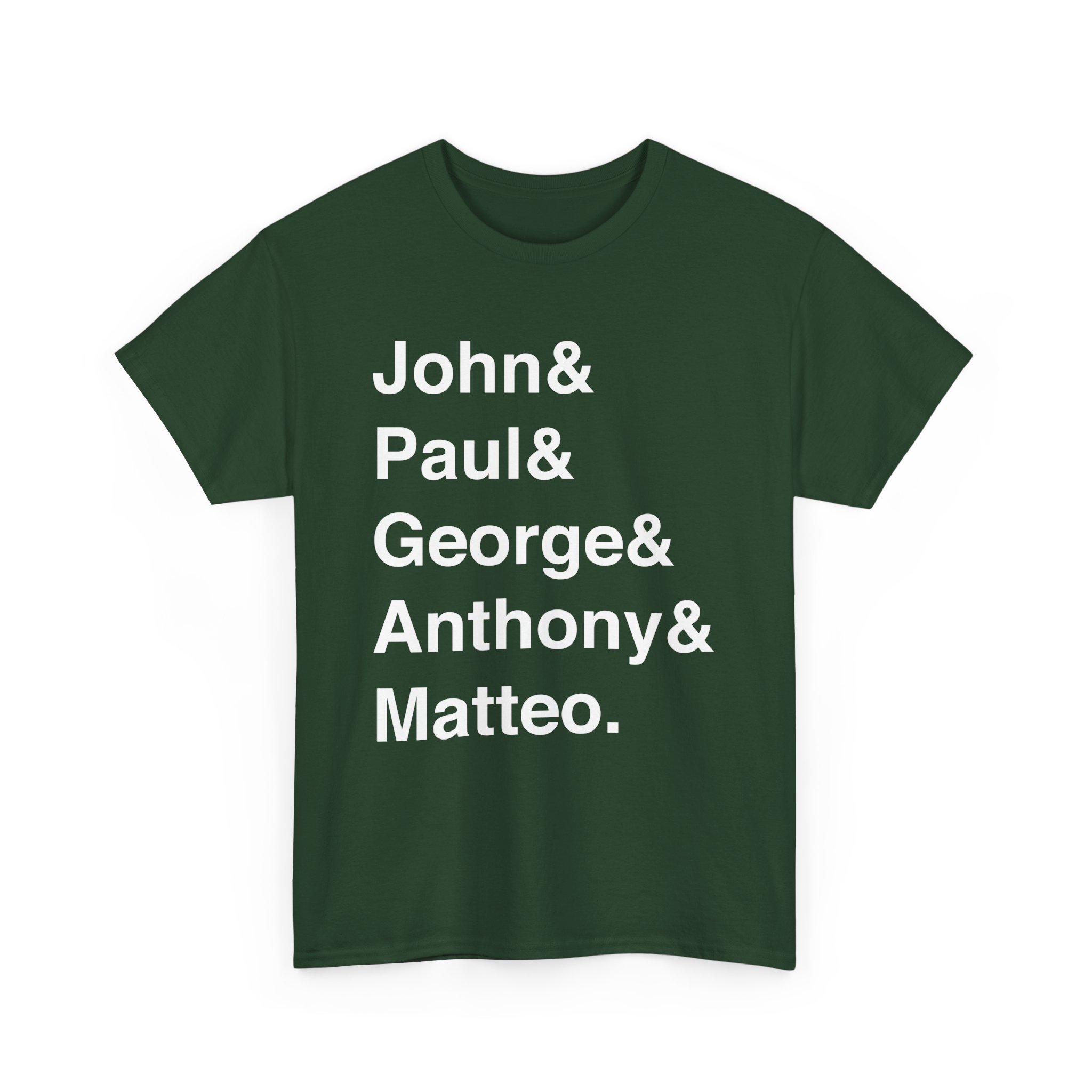 Custom Name List Shirt, Helvetica Font Name List - Image 10