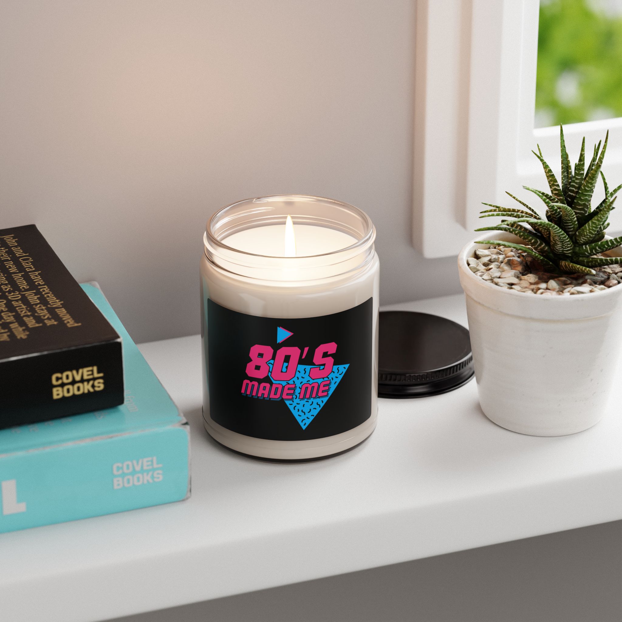 80's Made Me Scented Soy Candle — Retro 9oz Nostalgia Gift - Image 4
