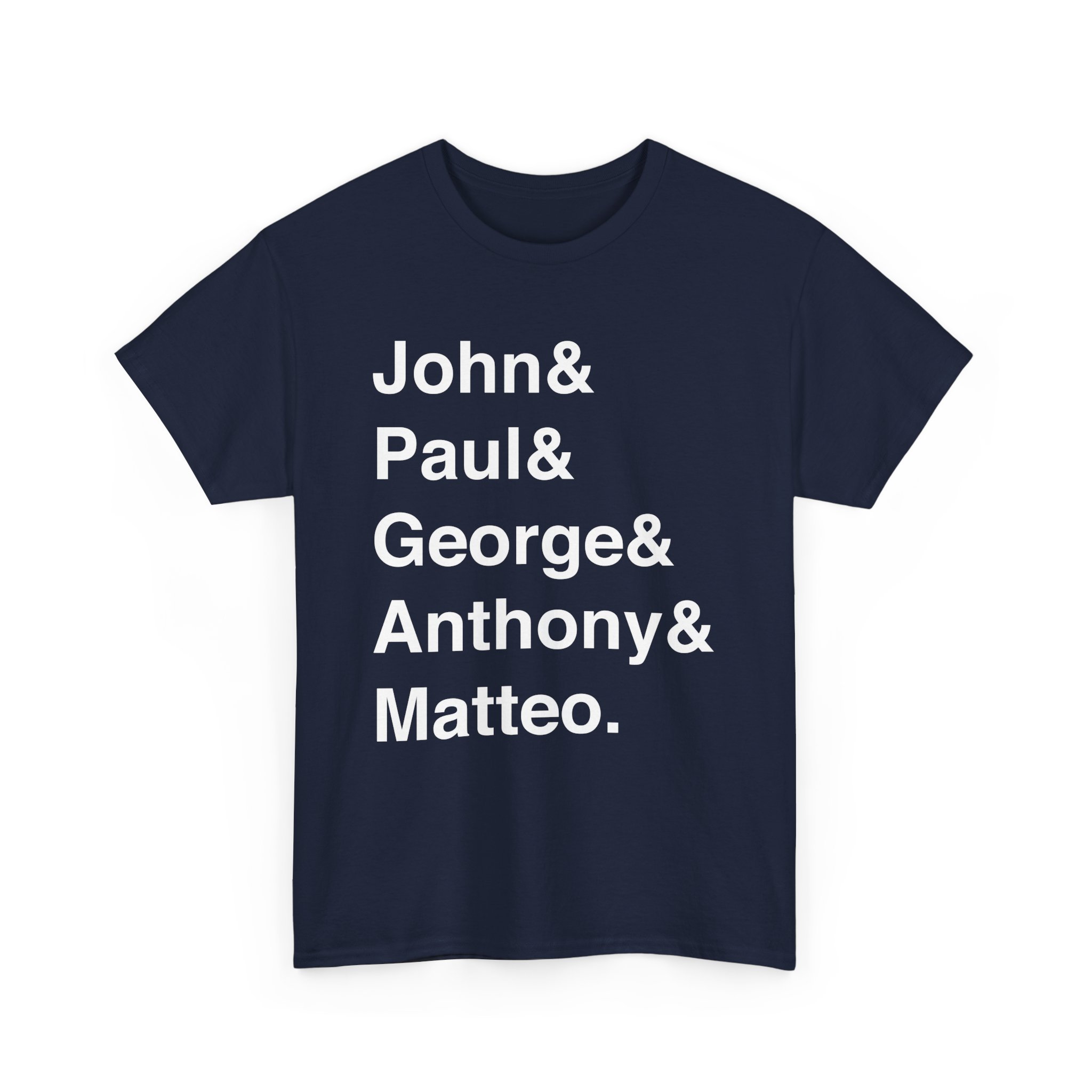 Custom Name List Shirt, Helvetica Font Name List - Image 6