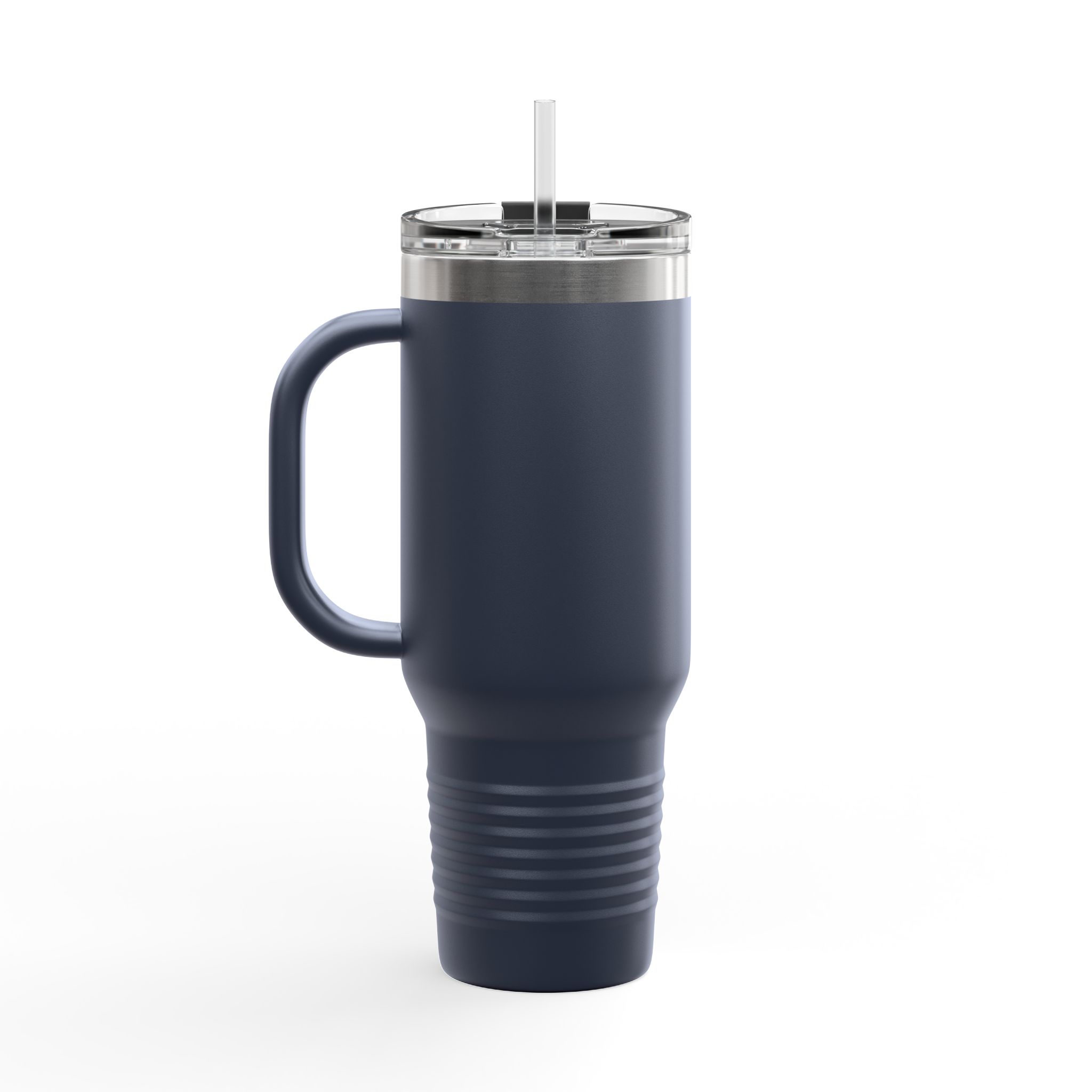 40oz Insulated Travel Mug — 'love you. tnx.' Text Message Design - Image 4