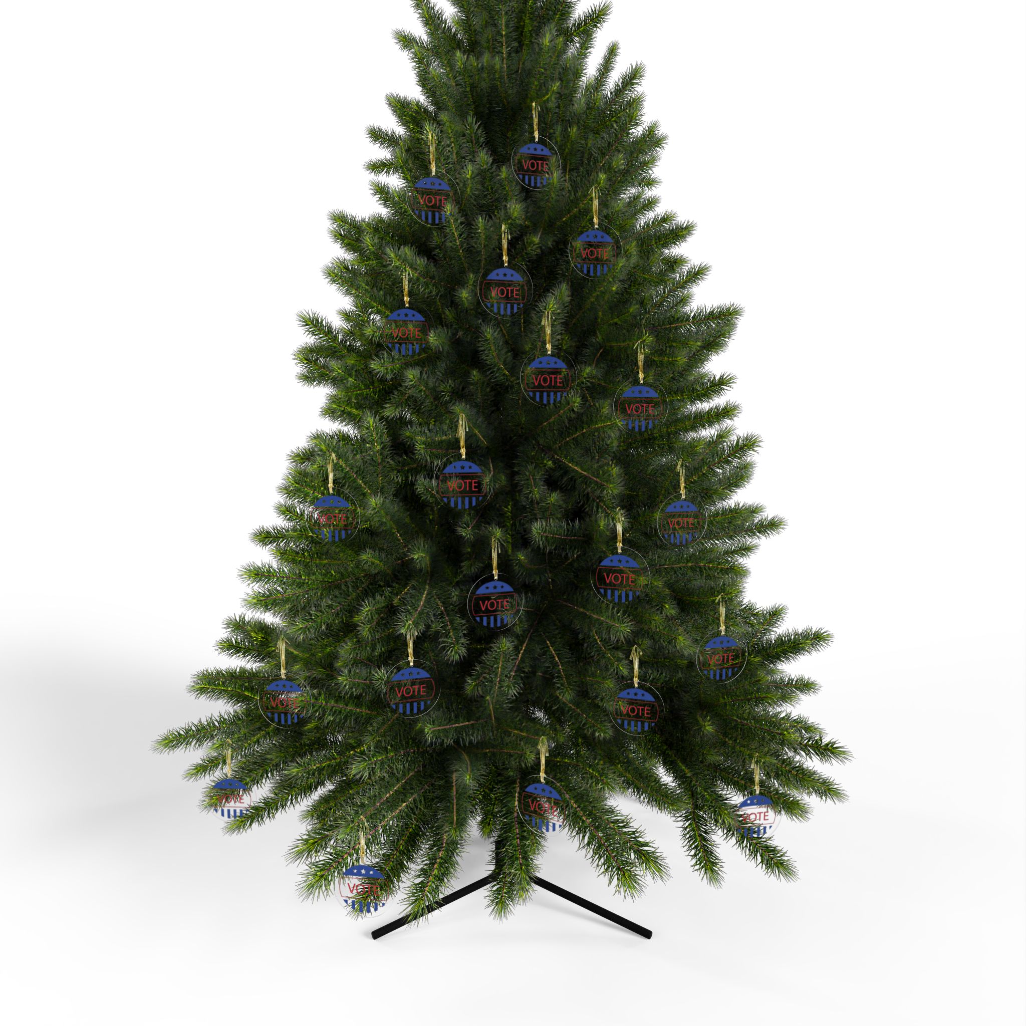 Vote Round Acrylic Ornament — Patriotic Election Decor - Image 15