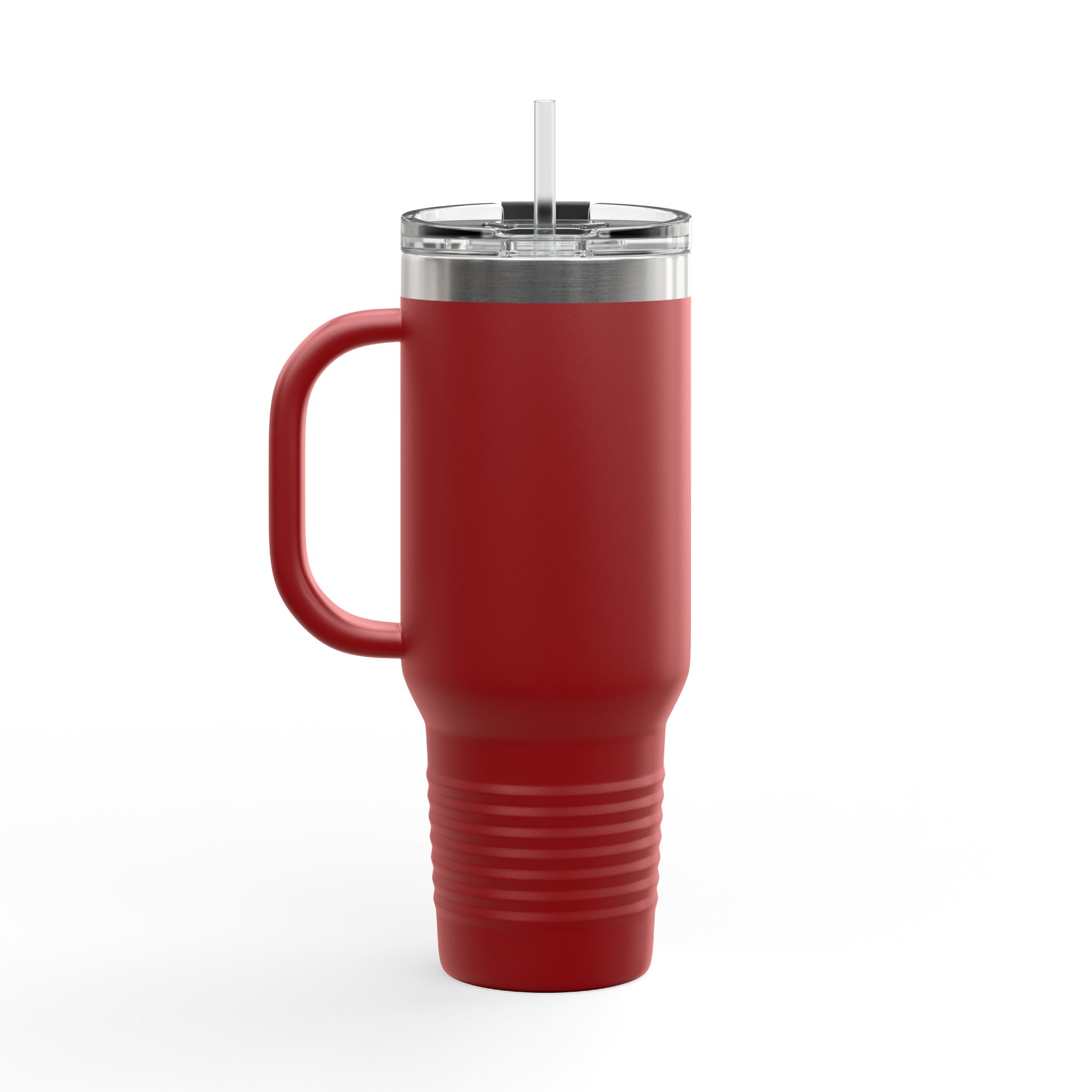 40oz Insulated Travel Mug — 'love you. tnx.' Text Message Design - Image 12