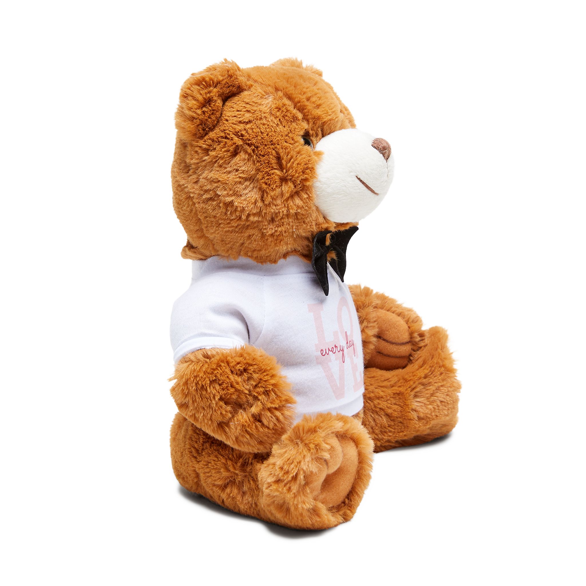 Plush Teddy Bear with Bow Tie & 'Every Day Love' T‑Shirt - Image 2
