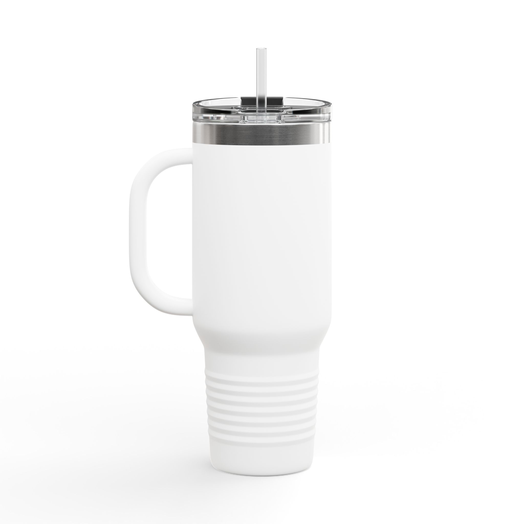 40oz Insulated Travel Mug — 'love you. tnx.' Text Message Design - Image 8