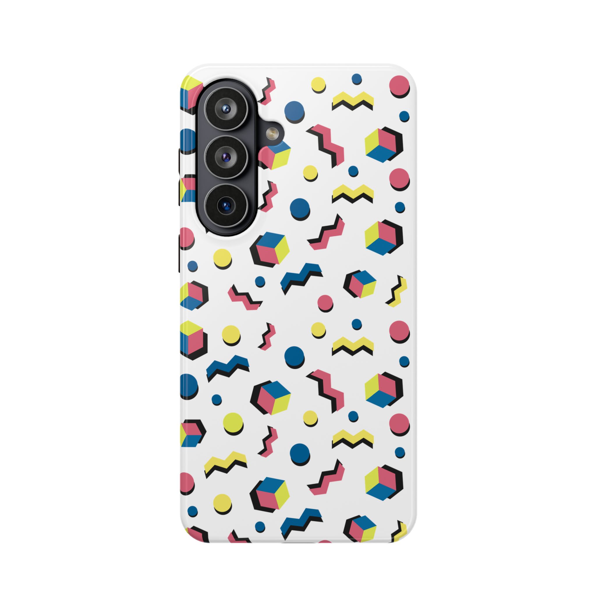 Retro Geometric Magnetic Phone Case — Impact-Resistant, 80s Memphis Pattern - Image 11