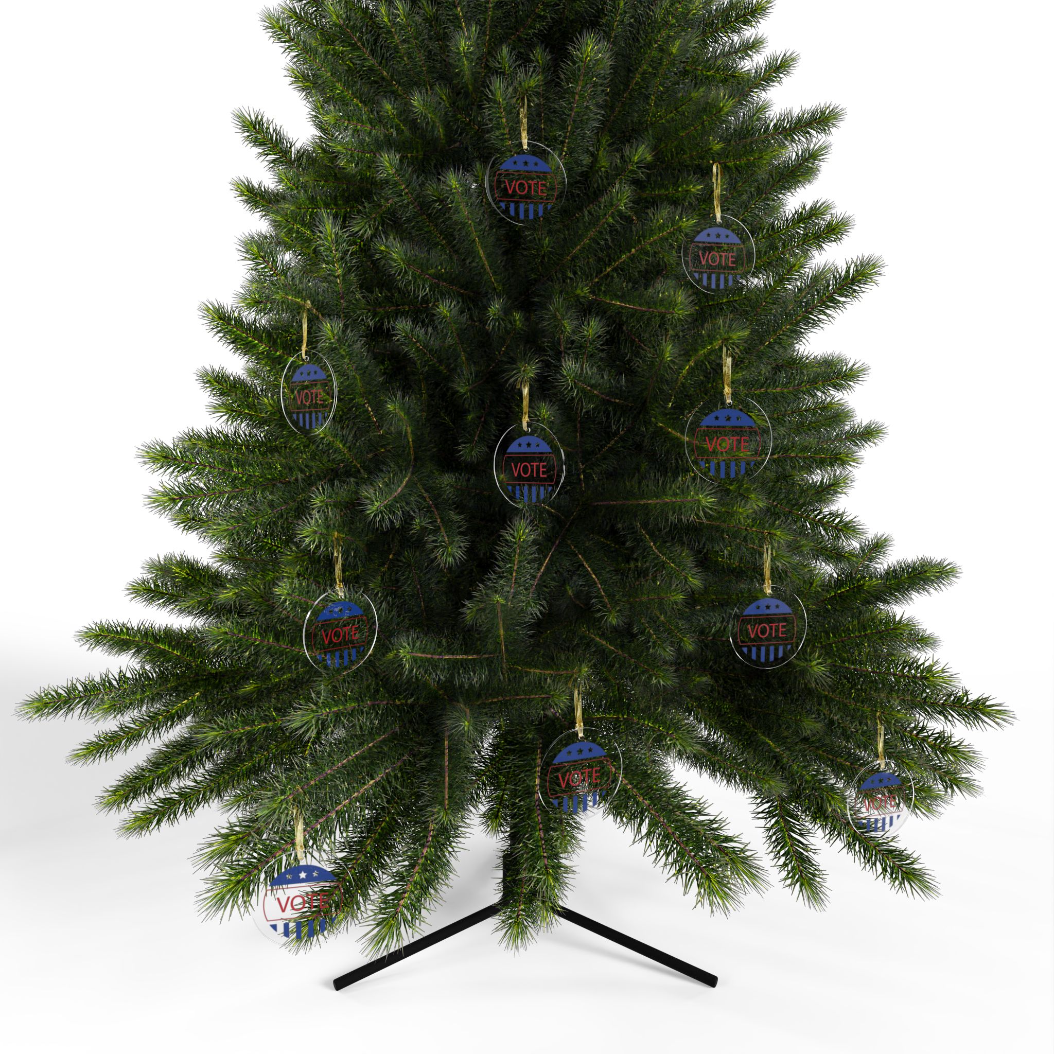Vote Round Acrylic Ornament — Patriotic Election Decor - Image 11