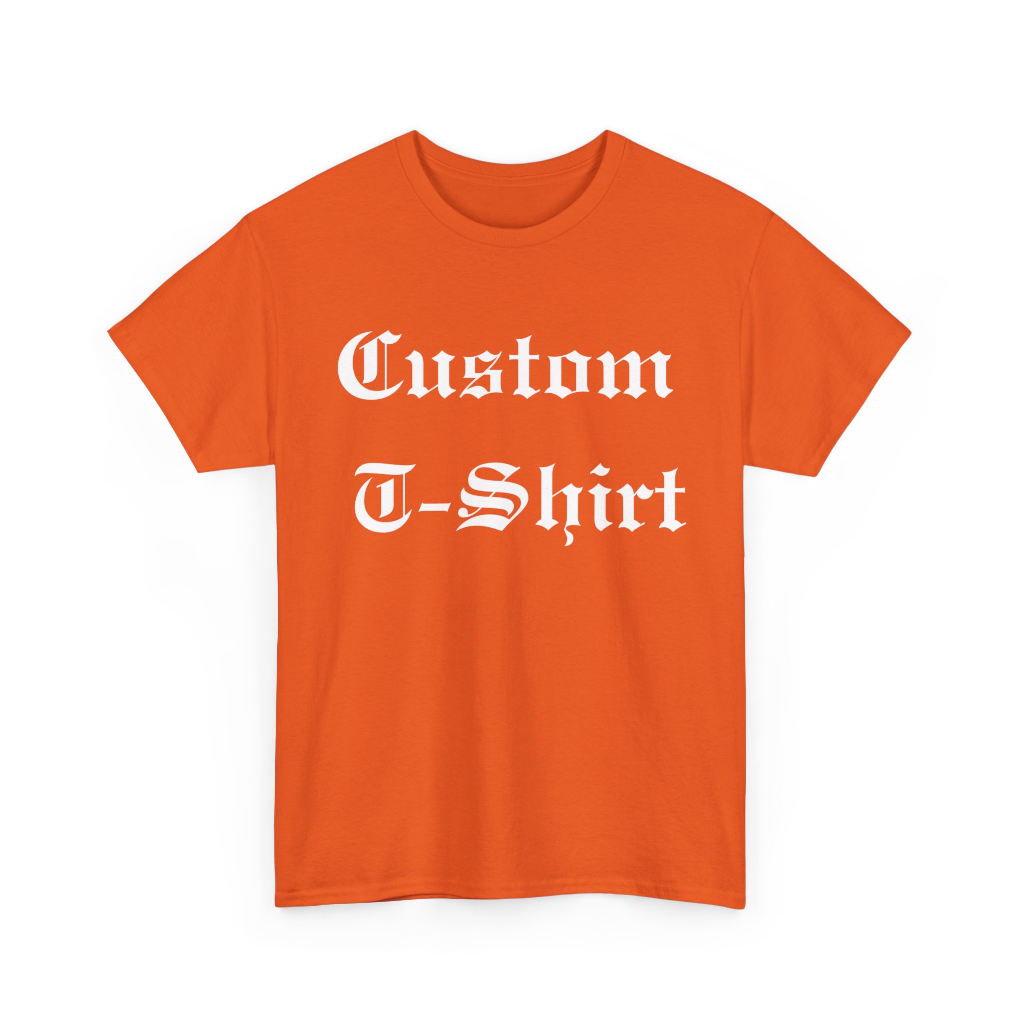 Custom Old English Shirt, Personalized Blackletter T-Shirt - Image 7