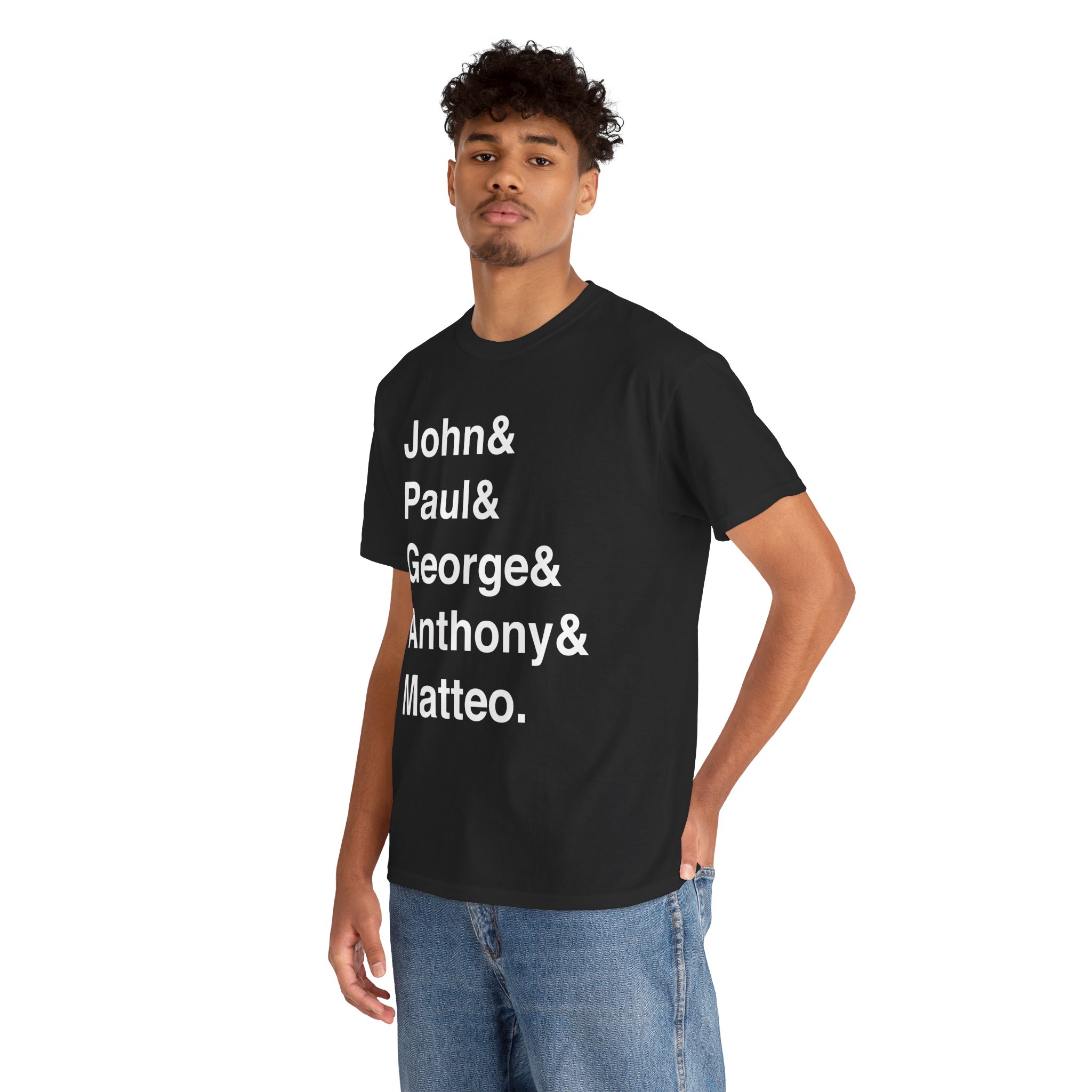 Custom Name List Shirt, Helvetica Font Name List - Image 4