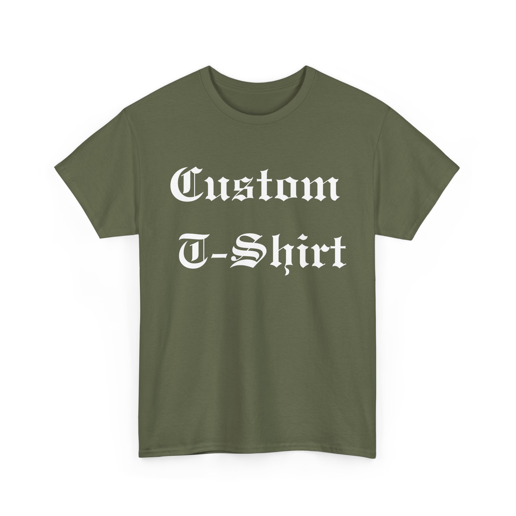 Custom Old English Shirt, Personalized Blackletter T-Shirt - Image 9