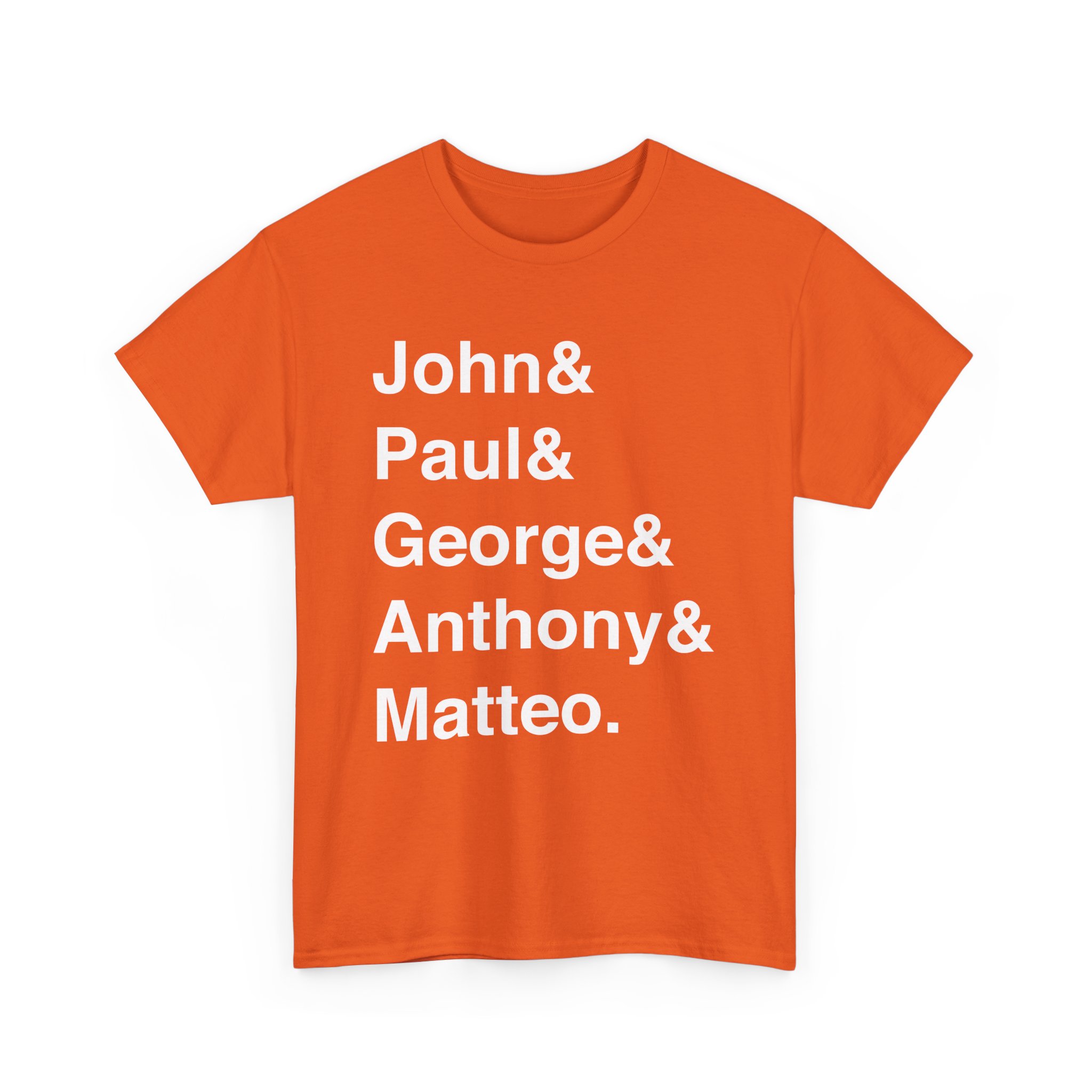 Custom Name List Shirt, Helvetica Font Name List - Image 7