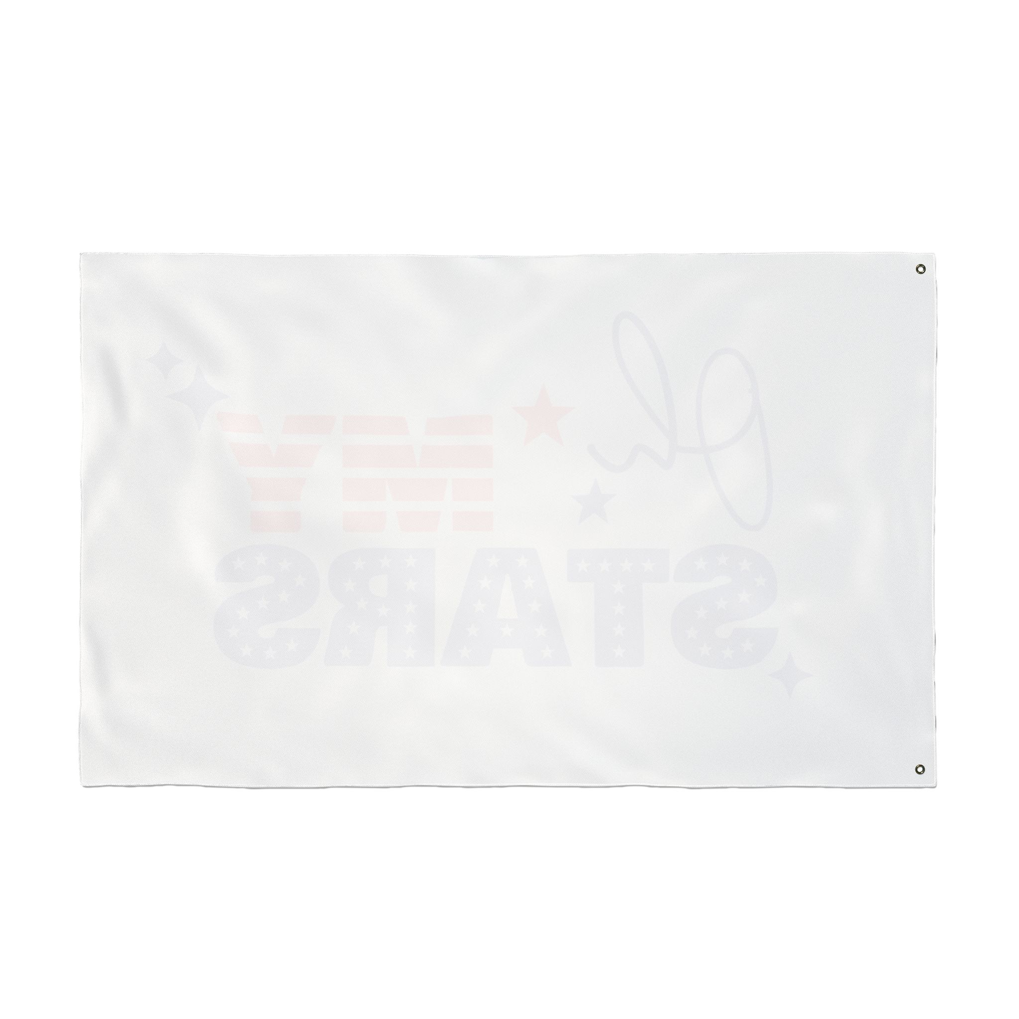 Oh My Stars Double-Sided Patriotic Flag — Red White & Blue Celebration Decor - Image 3