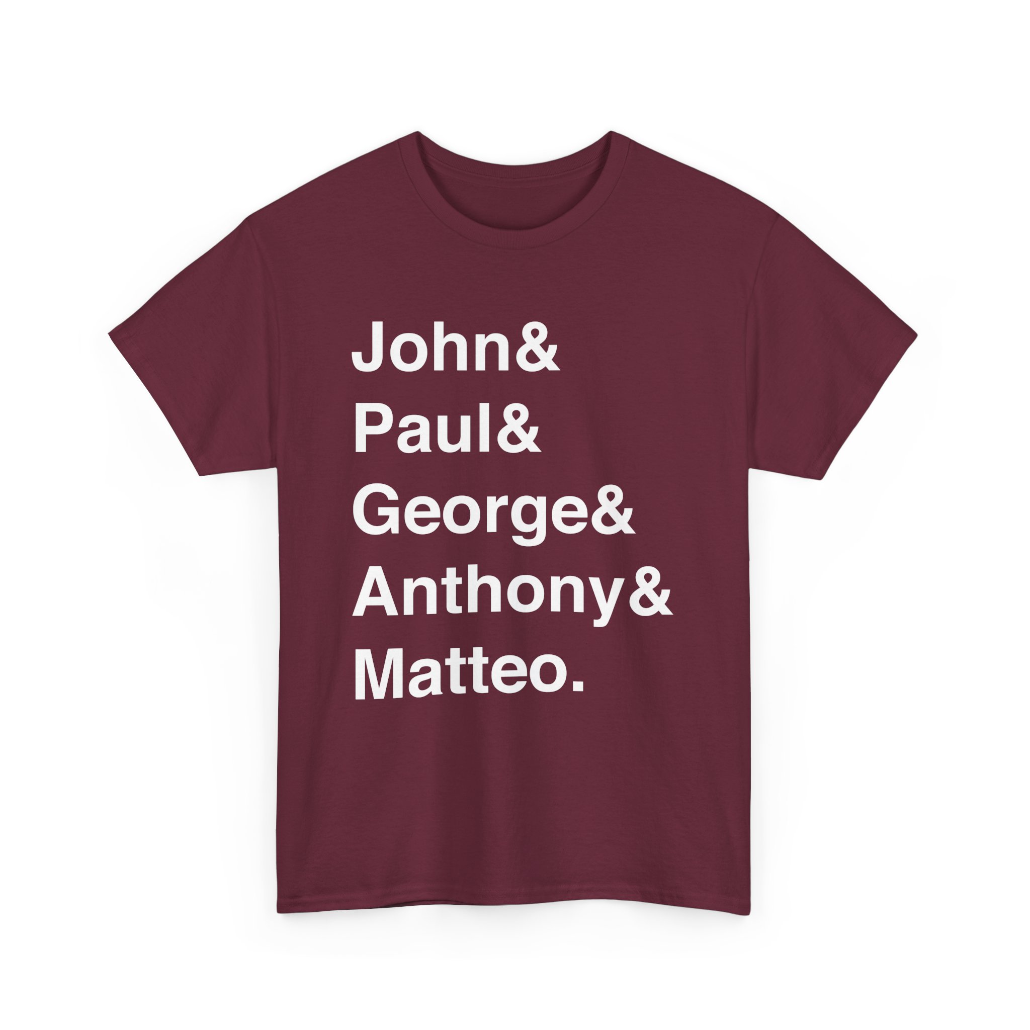 Custom Name List Shirt, Helvetica Font Name List - Image 8