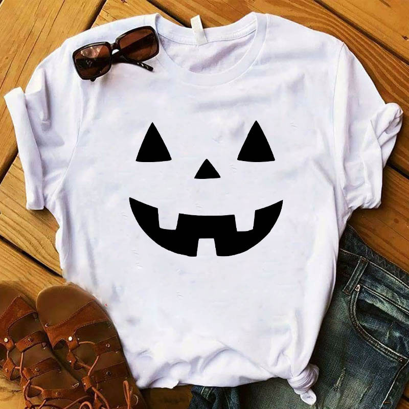 Halloween Pumpkin Face Print - Image 3