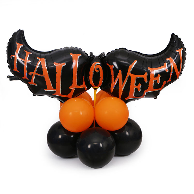 Halloween Pumpkins Balloon Decoration Bat Helium Balloons Halloween Home Decoration - Image 2