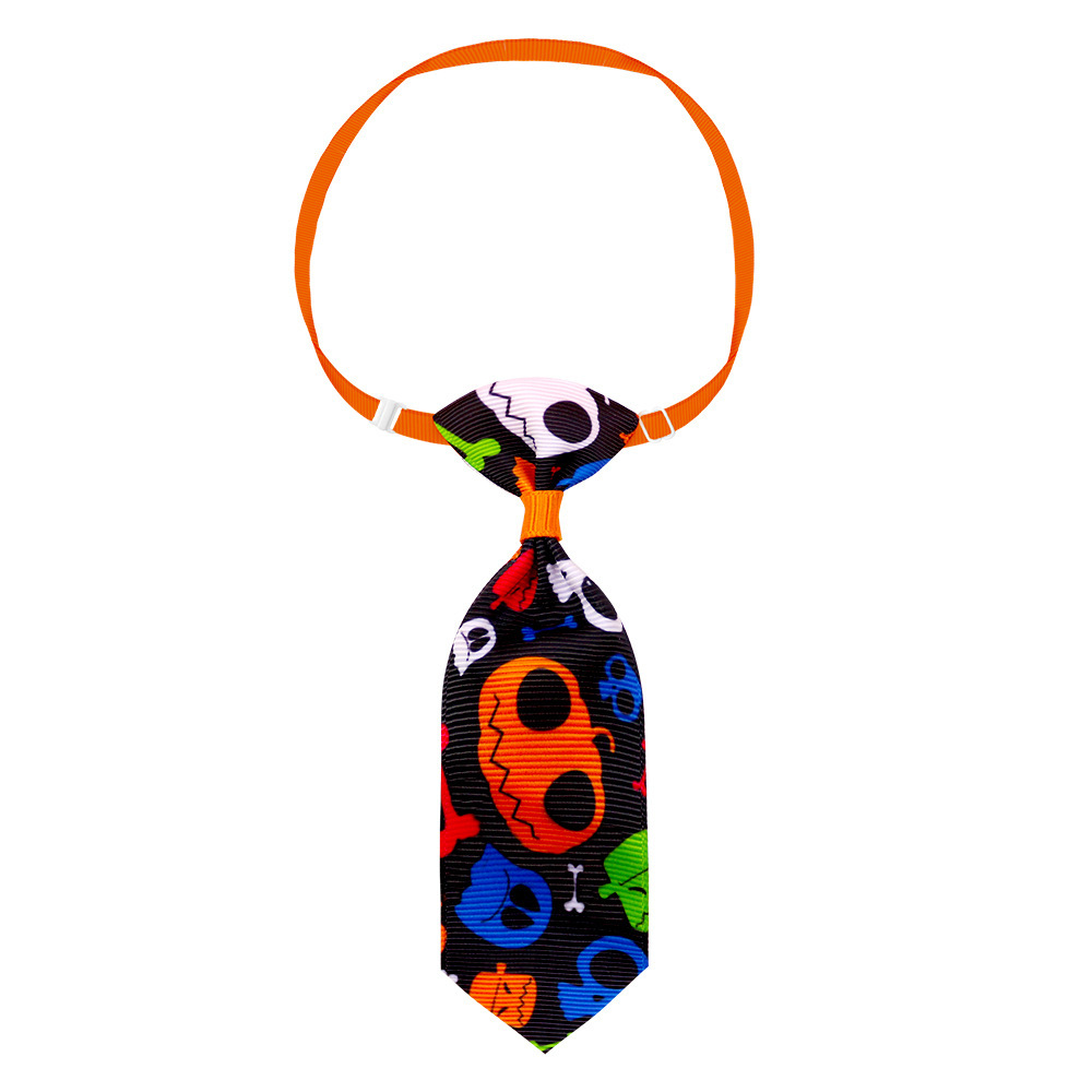 The New Wonderland Pet Halloween Series Of Halloween Skull And Necktie - Image 3