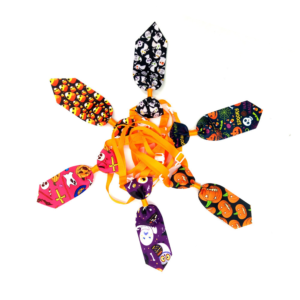 The New Wonderland Pet Halloween Series Of Halloween Skull And Necktie - Image 2