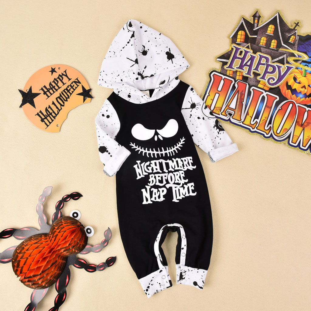 Cute Baby Halloween Romper | Cozy Autumn Infant Jumpsuit - Image 3