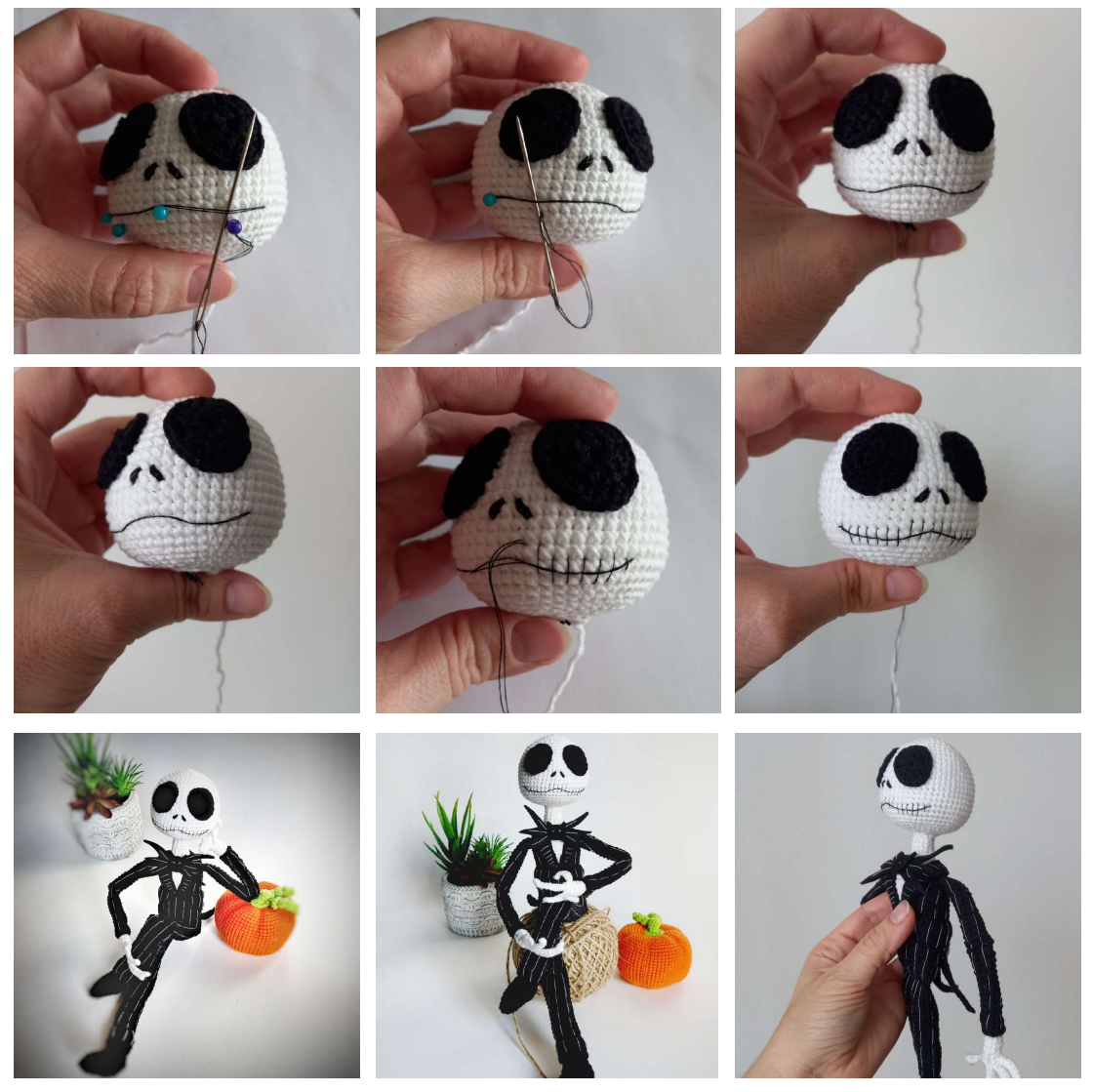 Jack Skellington Crochet Pattern – PDF - Image 2