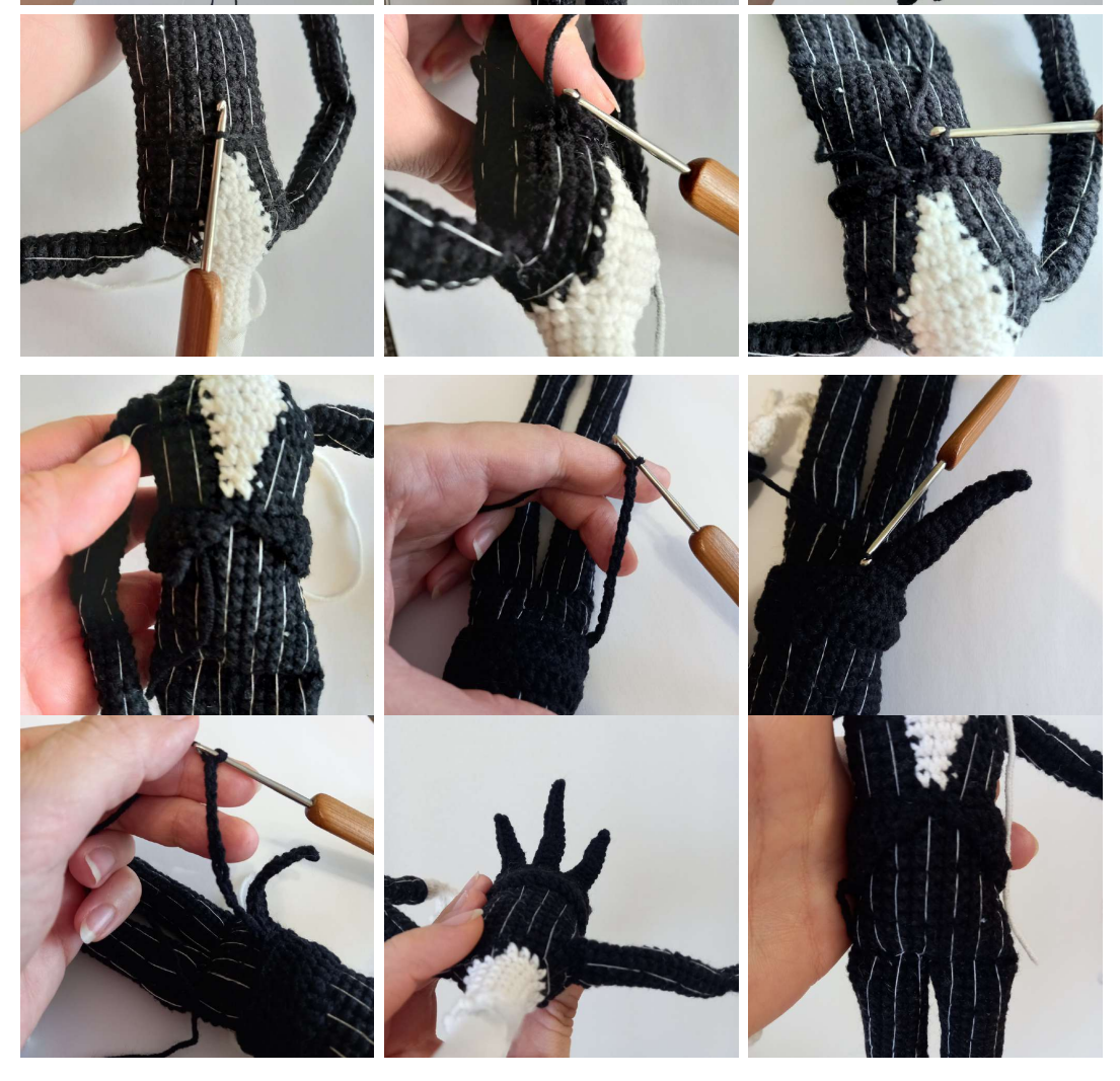 Jack Skellington Crochet Pattern – PDF - Image 5